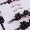 Banoch Hedonistic bowtie Bondageset strik zwartroze leer 987101857 8 scaled