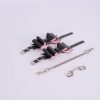 Banoch Hedonistic bowtie Bondageset strik zwartroze leer 987101857 9 scaled