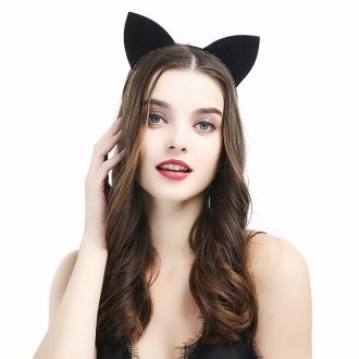 Banoch Kitty Classic Black zwarte diadeem kattenoren 987101933 2