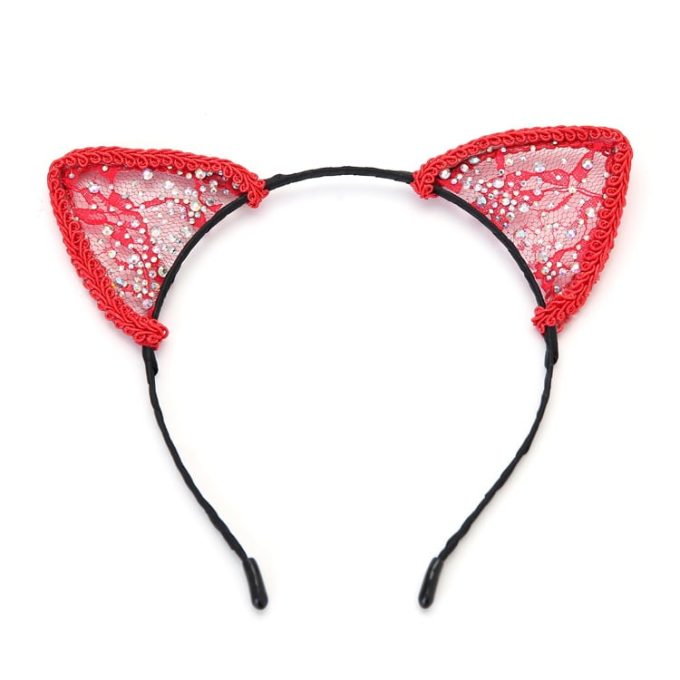 Banoch Kitty Play kattenoren glitter rood 987109424 2 6