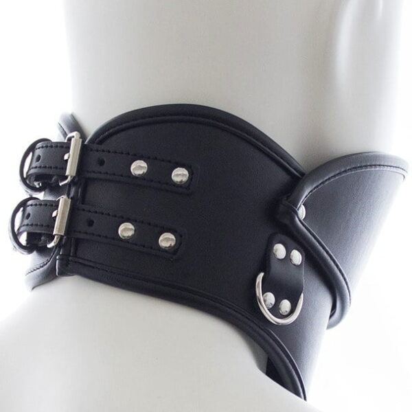 Banoch Posture collar black extra pu leer zwart bdsm 987101792 6 Banoch Posture collar black extra pu leer zwart bdsm 987101792 6