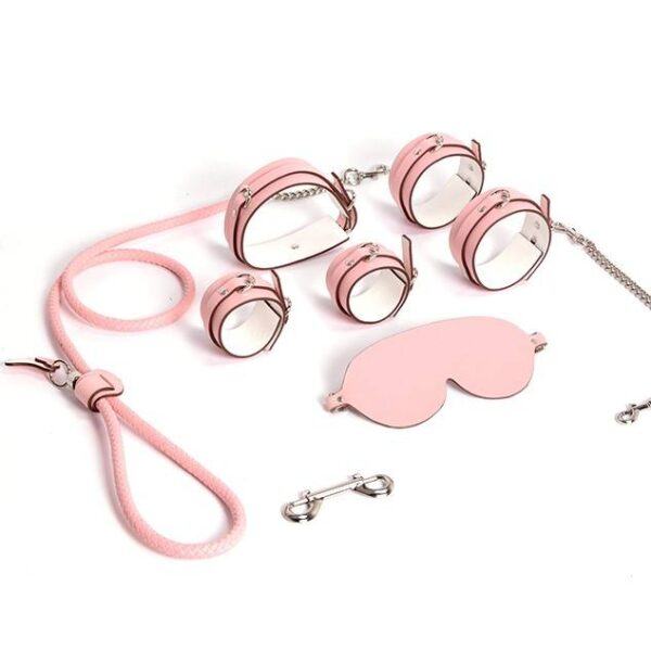 Banoch Sultry Bondageset Pink roze imitatieleer bdsm 987101861