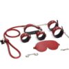 Banoch Sultry Bondageset Red rood imitatieleer bdsm 987101860