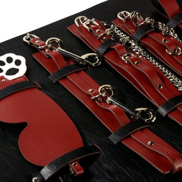 Banoch Sultry Bondageset in hoes rood pu leer 987101855 12 Banoch Sultry Bondageset in hoes rood pu leer 987101855 12
