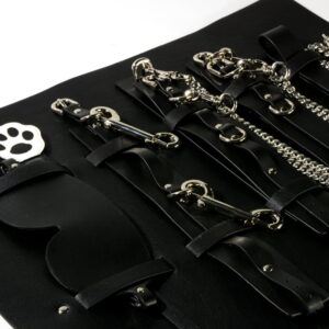 Banoch Sultry Bondageset in hoes zwart pu leer 987101854 6