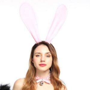 Banoch big bunny ears oren groot buigbaar roze 987101932 2