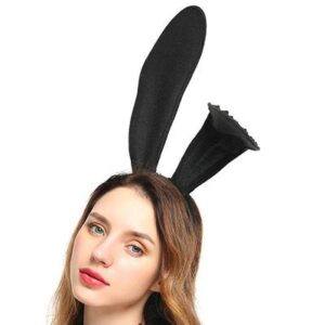 Banoch big bunny ears oren groot buigbaar zwart 987101931 2