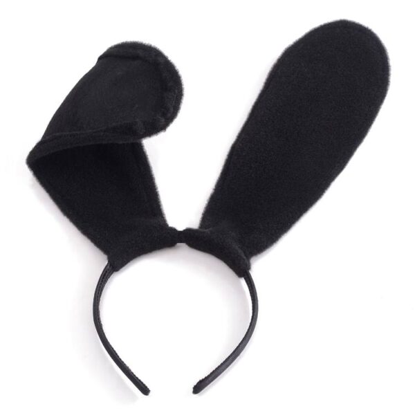 Banoch big bunny ears oren groot buigbaar zwart 987101931 7 Banoch big bunny ears oren groot buigbaar zwart 987101931 7
