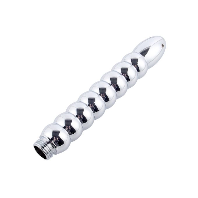 Banoch klysma voor douche slang aluminium metaal geribbeld recht 3 scaled