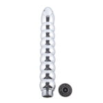 Banoch klysma voor douche slang aluminium metaal geribbeld recht 6 scaled