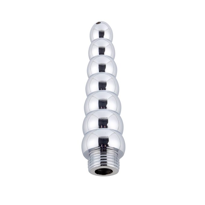 Banoch klysma voor douche slang aluminium metaal oplopend geribbeld 2 scaled