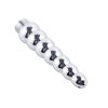 Banoch klysma voor douche slang aluminium metaal oplopend geribbeld 4 scaled