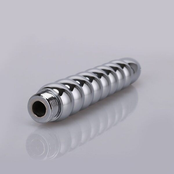 Banoch klysma voor doucheslang metaal geribbeld recht 987101937 4