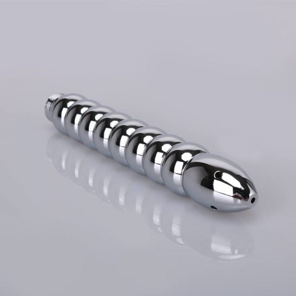 Banoch klysma voor doucheslang metaal geribbeld recht 987101937 6