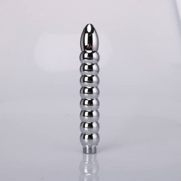 Banoch klysma voor doucheslang metaal geribbeld recht 987101937 7