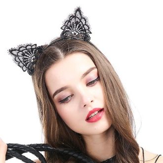 Banoch motif obscur fantastique diadeem kattenoren zwart 987101882 2