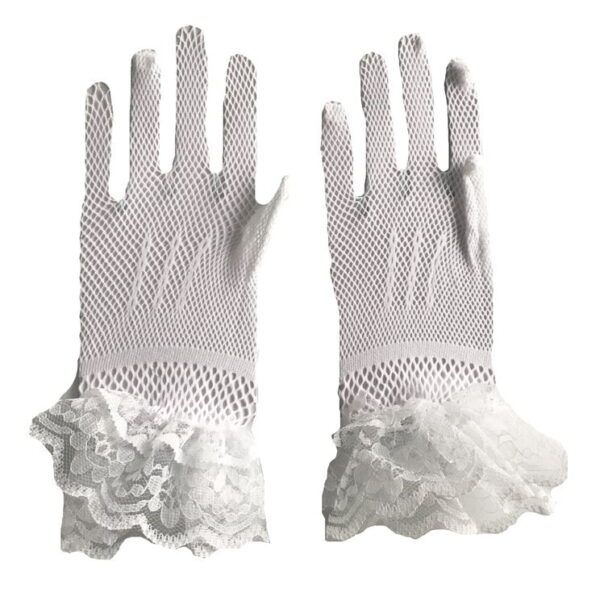 Banoch motif obscur kanten handschoenen kort wit gaas 987101874 5 Banoch motif obscur kanten handschoenen kort wit gaas 987101874 5