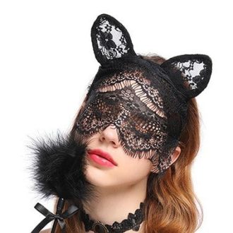 Banoch motif obscur nouvelle 1 kanten masker zwart 987101889 2