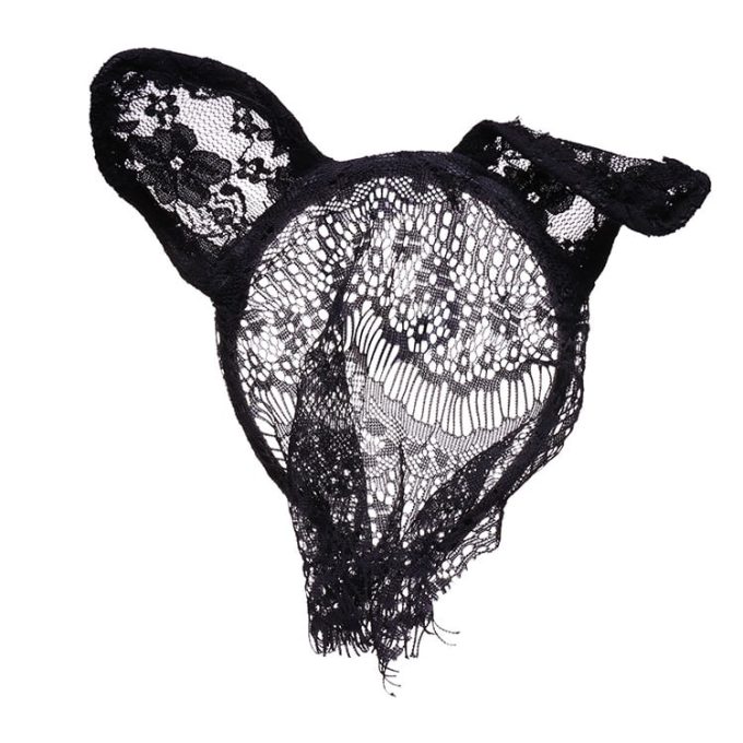 Banoch motif obscur nouvelle 1 kanten masker zwart 987101889 7