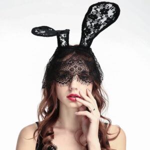 Banoch motif obscur nouvelle 2 kanten masker oren zwart 987101918 2