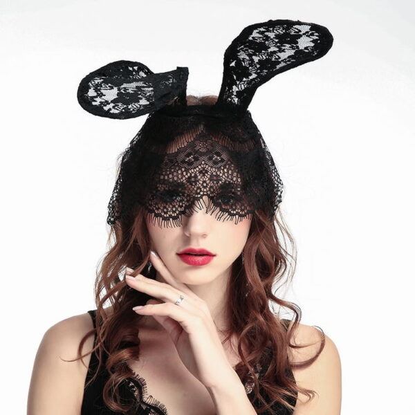 Banoch motif obscur nouvelle 2 kanten masker oren zwart 987101918 4