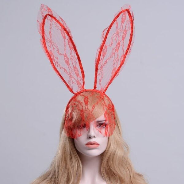 Banoch motif obscur nouvelle 5 kanten masker rood 987101916 2