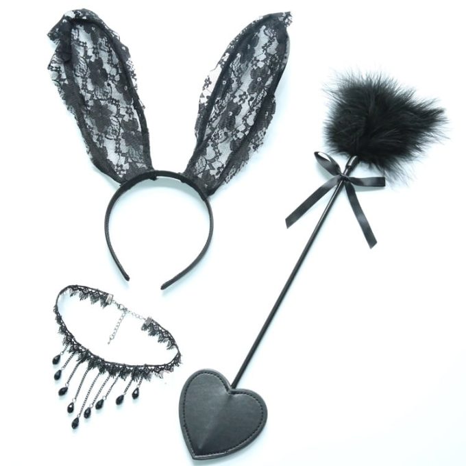 Banoch shady pleasure 4 zwart diadeemchoker en zweepje 98710901 6
