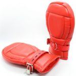Banoch Bondage Mittens PU Leer Rood 987101745