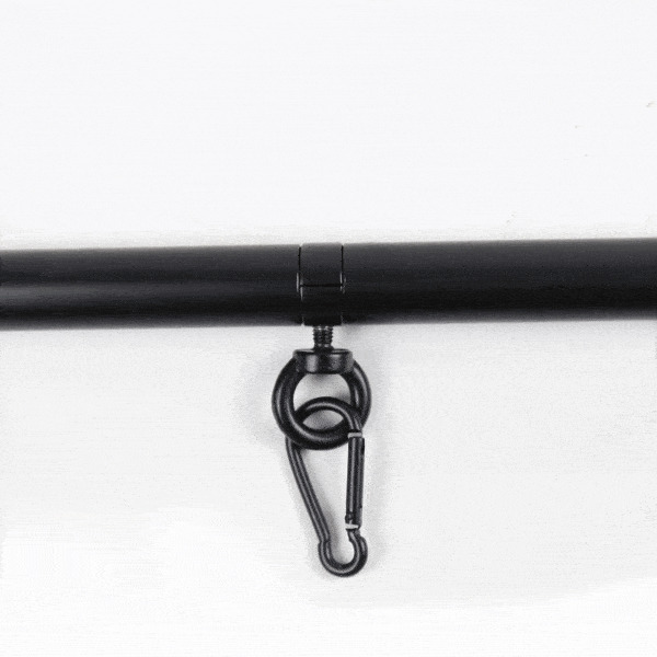 Banoch Bondage spreader bar black zwarte metalen spreidstang 987101789 Banoch Bondage spreader bar black zwarte metalen spreidstang 987101789