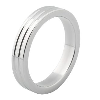 Banoch   Cockring flat ribbed metal   ∅ 40   10 mm breed   5 mm dik   metaal 987101661
