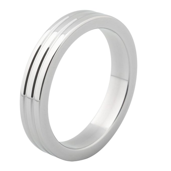 Banoch   Cockring flat ribbed metal   ∅ 40   10 mm breed   5 mm dik   metaal 987101661