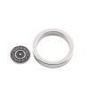 Banoch Cockring flat ribbed metal ∅ 50 10 mm breed 5 mm dik metaal 3 scaled