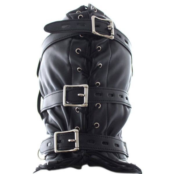 Banoch Inferno Bondage Mask black Zwart pu leren masker met Gag oogbedekking 987101794 4 Banoch Inferno Bondage Mask black Zwart pu leren masker met Gag oogbedekking 987101794 4