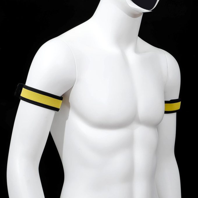 Banoch Biceps neoprene Lindo Perrito amorillo geel puppy play 987102105 2