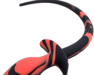 Banoch Buttplug Cola de Perra Small puppy play Staart Siliconen roodzwart 987102058