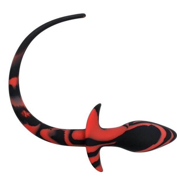 Banoch Buttplug Cola de Perra Small puppy play Staart Siliconen roodzwart 987102058 4