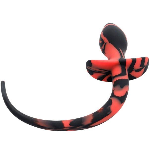 Banoch Buttplug Cola de Perra Small puppy play Staart Siliconen roodzwart 987102058 5