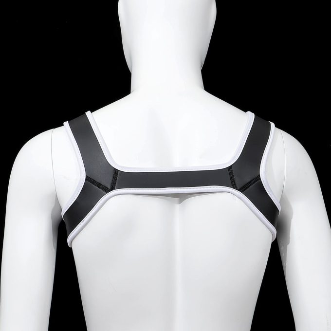 Banoch harnas neoprene Lindo Perrito blanco wit 2 Banoch harnas neoprene Lindo Perrito blanco wit 2