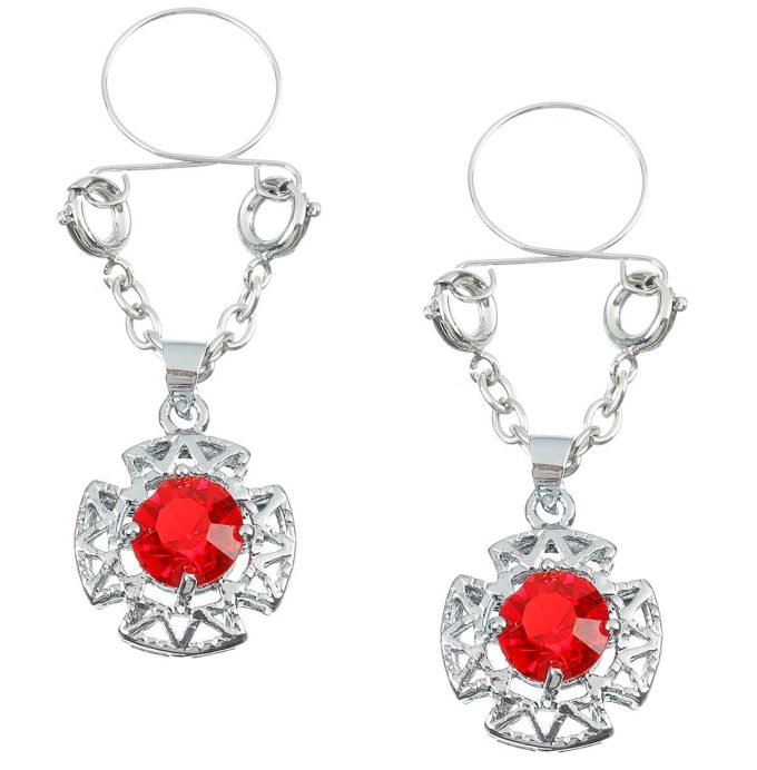 Pinch indiscrets nip Jewel tepelhanger red crown 987102054 Pinch indiscrets nip Jewel tepelhanger red crown 987102054
