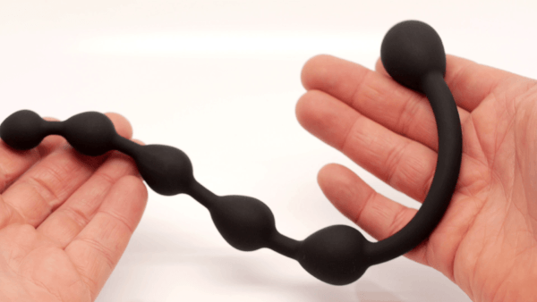 Banoch Anaalketting bulb rider zwart Siliconen 987101958