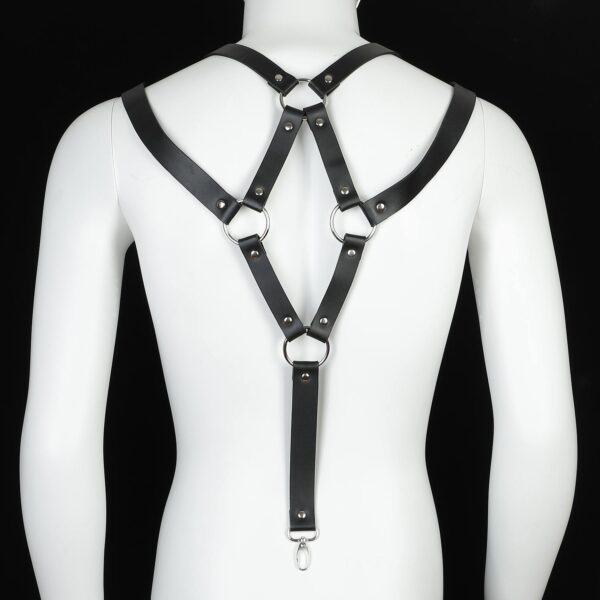 Banoch Chest harness Richard imitatie leren harnas voor man 987102078 4 Banoch Chest harness Richard imitatie leren harnas voor man 987102078 4
