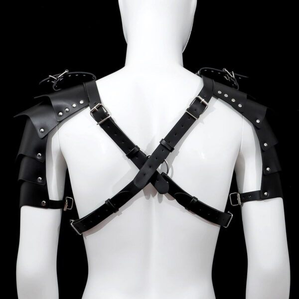 Banoch chest harnas rex double mitatie leren harnas voor man 987102111 1