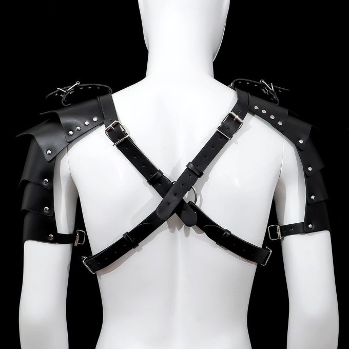Banoch chest harnas rex double mitatie leren harnas voor man 987102111 1