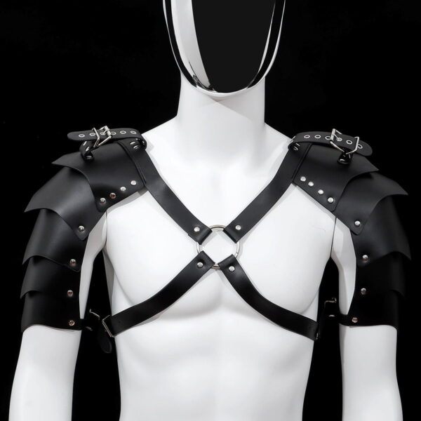 Banoch chest harnas rex double mitatie leren harnas voor man 987102111