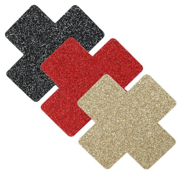 Pinch Tepelstickers trio sparkle cross 3 x 2 987101951 Pinch Tepelstickers trio sparkle cross 3 x 2 987101951