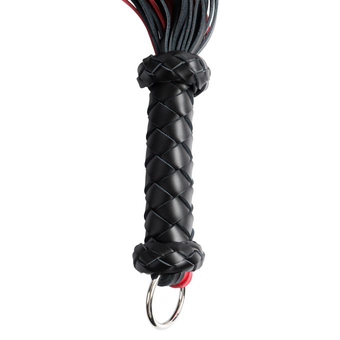 Banoch Flogger redblack korte zweep leer ophangring 987102216 3 scaled scaled