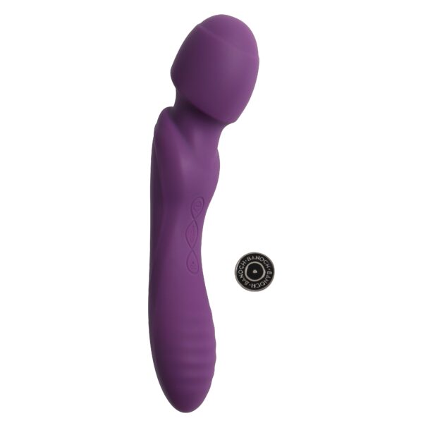 Banoch Wand Vibrator frikitona 2 in 1 paars oplaadbaar waterproof 987102222 1 scaled scaled