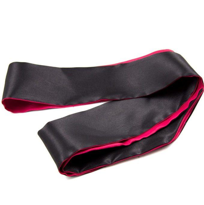 Banoch Blindoek bordeaux rood zacht 150 cm 8 cm breed 987102297 1