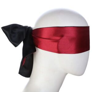 Banoch Blindoek bordeaux rood zacht 150 cm 8 cm breed 987102297 3