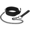 Banoch Collar leash Black Halsband en Riem zwart imitatieleer bondage 987101767 3 scaled scaled